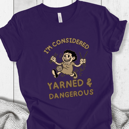 Yarned & Dangerous T-Shirt Purple / XS