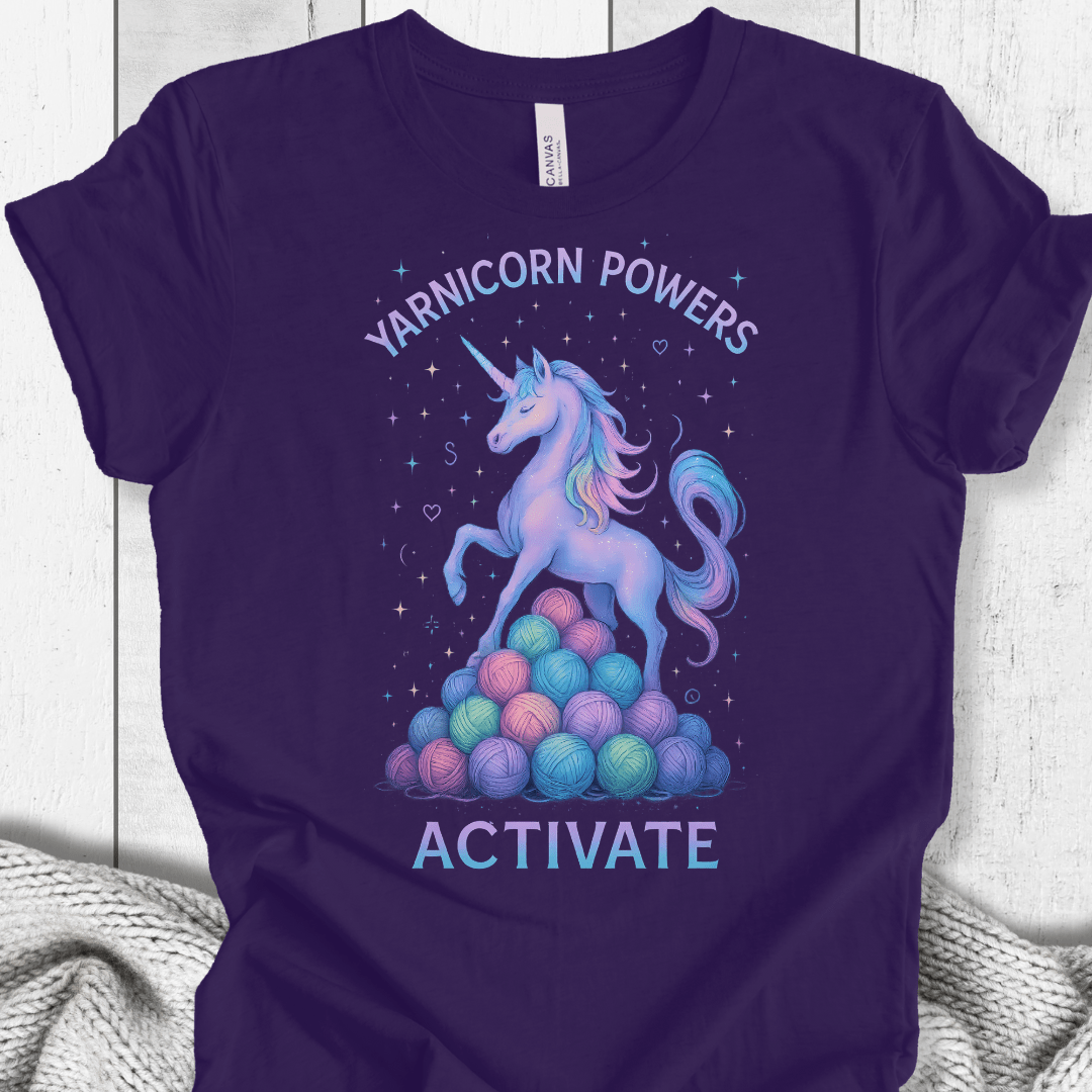 Yarnicorn Activate T-Shirt Purple / XS