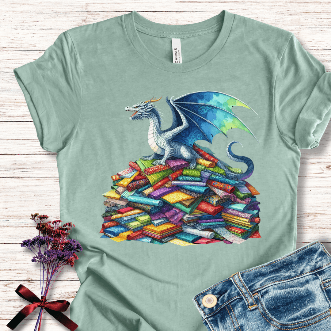 Fabric Hoarder Dragon T-Shirt Sea Breeze Green / S