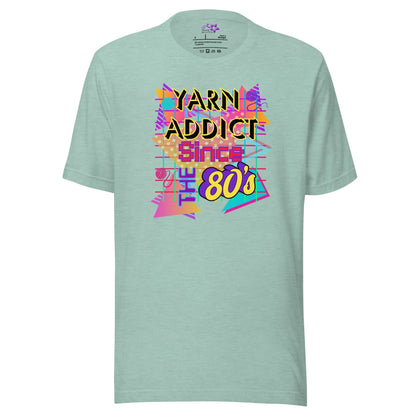 80s Yarn Addict Crew Neck T-shirt Sea Breeze / S