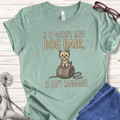 Handmade = Dog Hair T-Shirt Sea Breeze / S