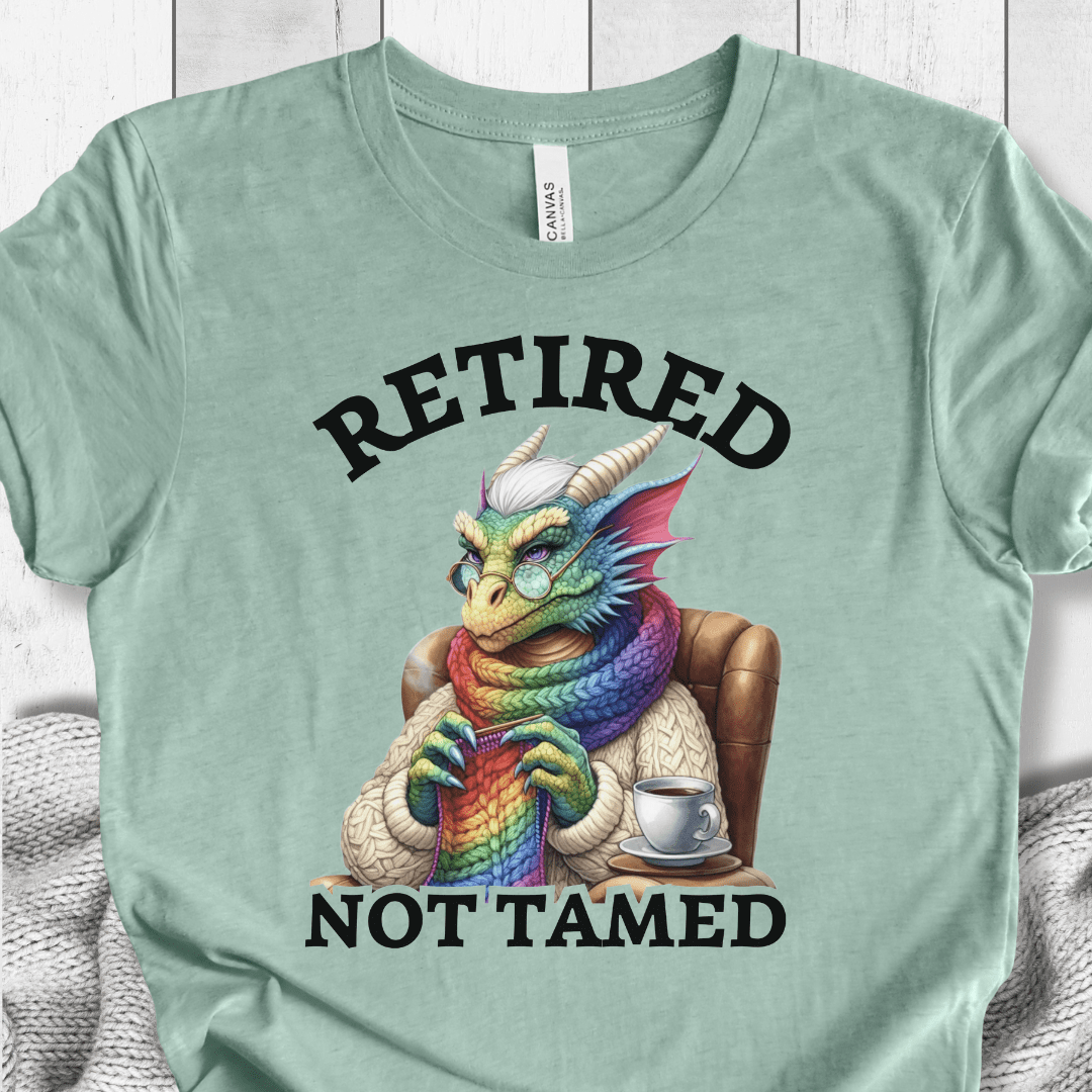 Retired not tamed T-Shirt Sea Breeze / S