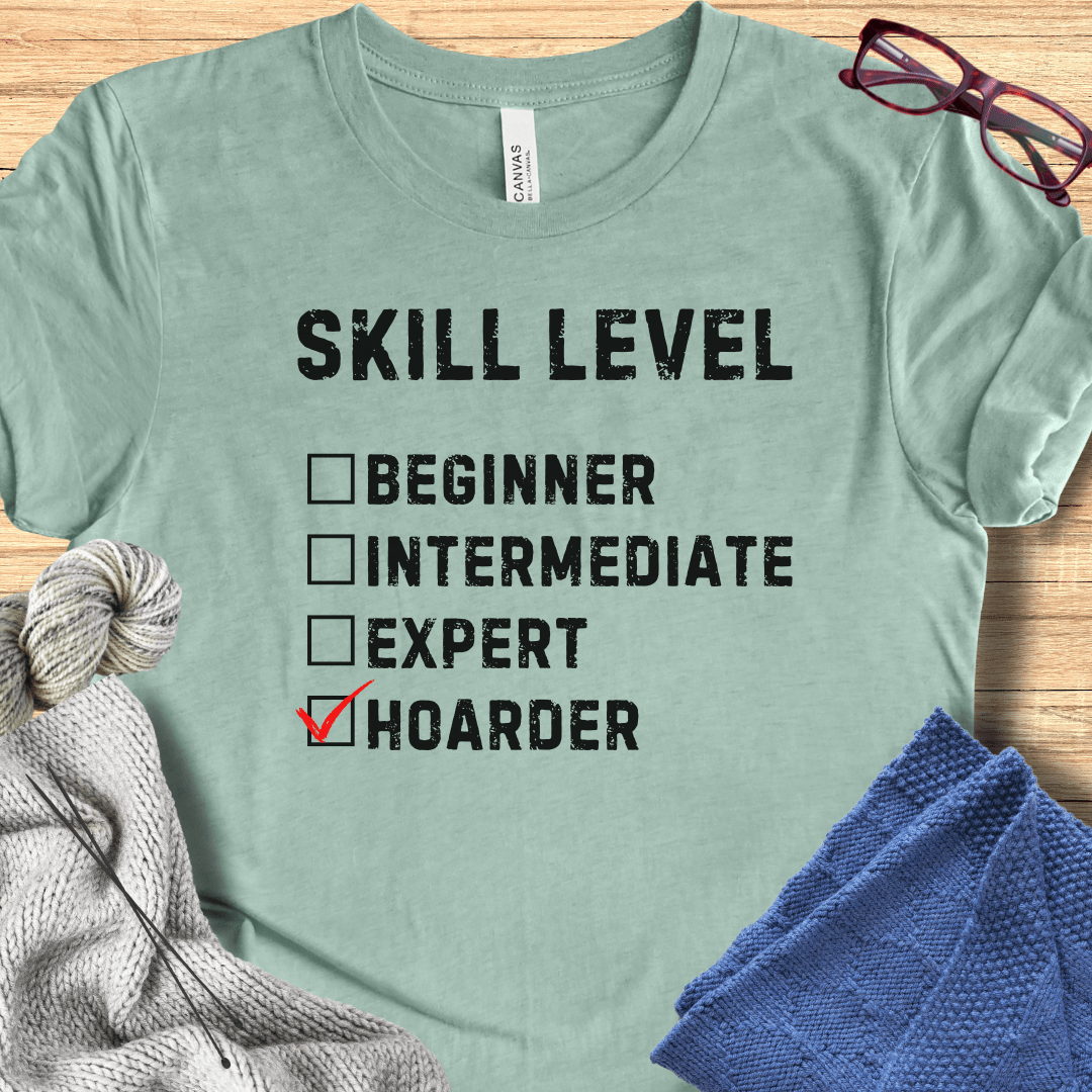 Skill Level: Hoarder T-Shirt Sea Breeze / S