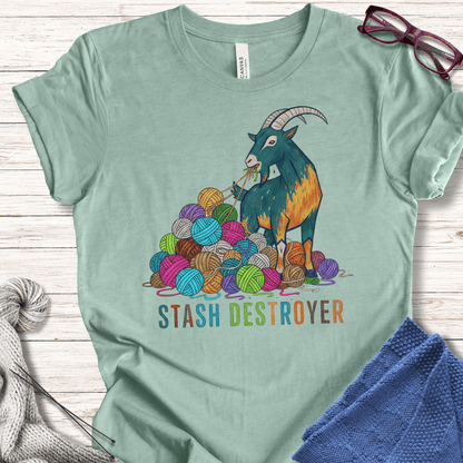 Stash Destroyer T-Shirt Sea Breeze / S