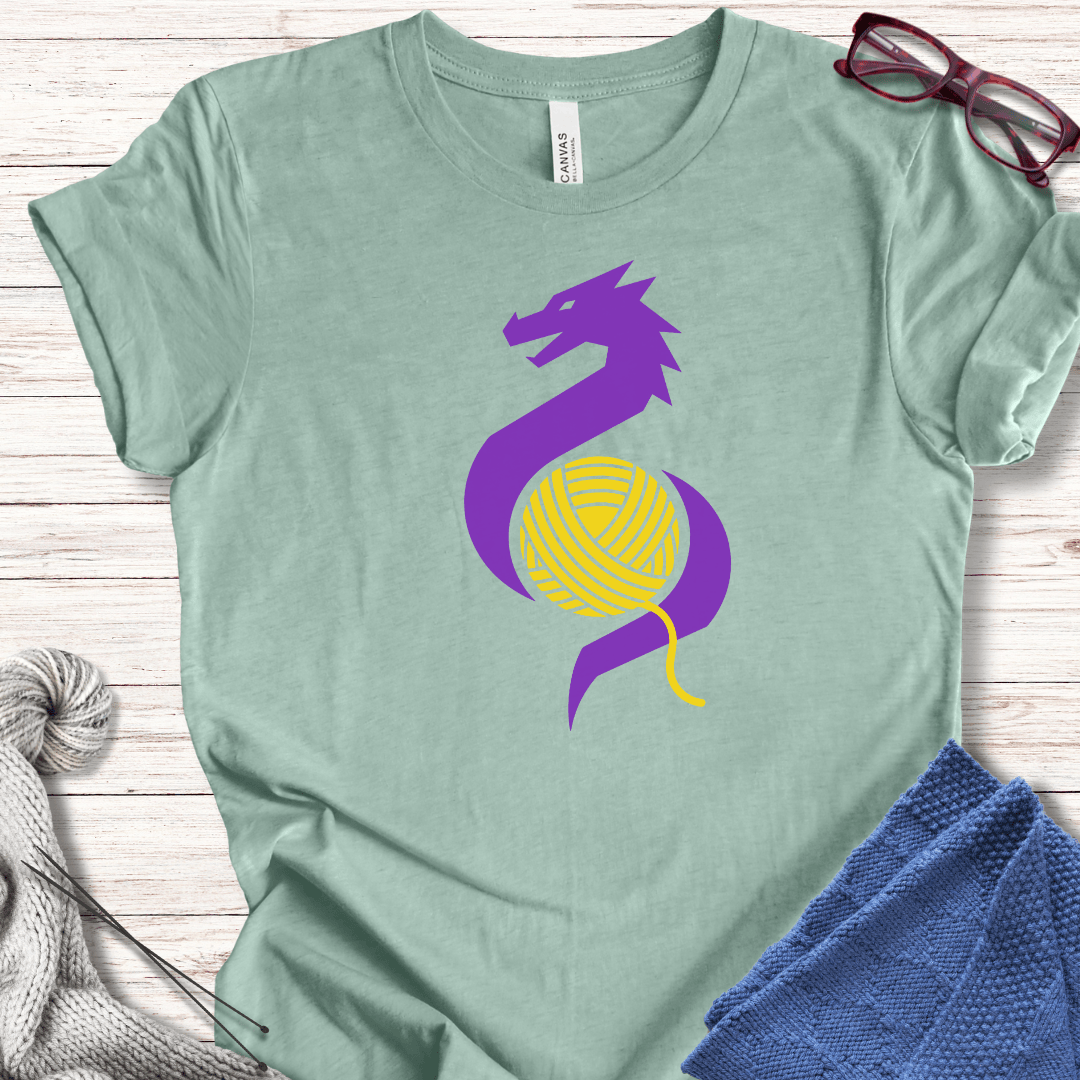 Styalised Dragon T-Shirt Sea Breeze / S