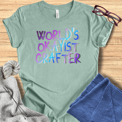 Worlds Okayist Crafter T-Shirt Sea Breeze / S