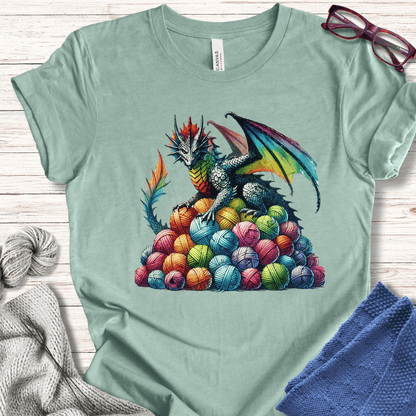 Yarn Dragon (no slogan) T-Shirt Sea Breeze / S
