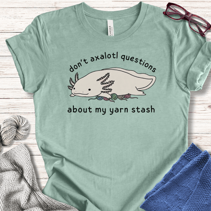 Axalotl Questions t-shirt Sea Breeze / XS