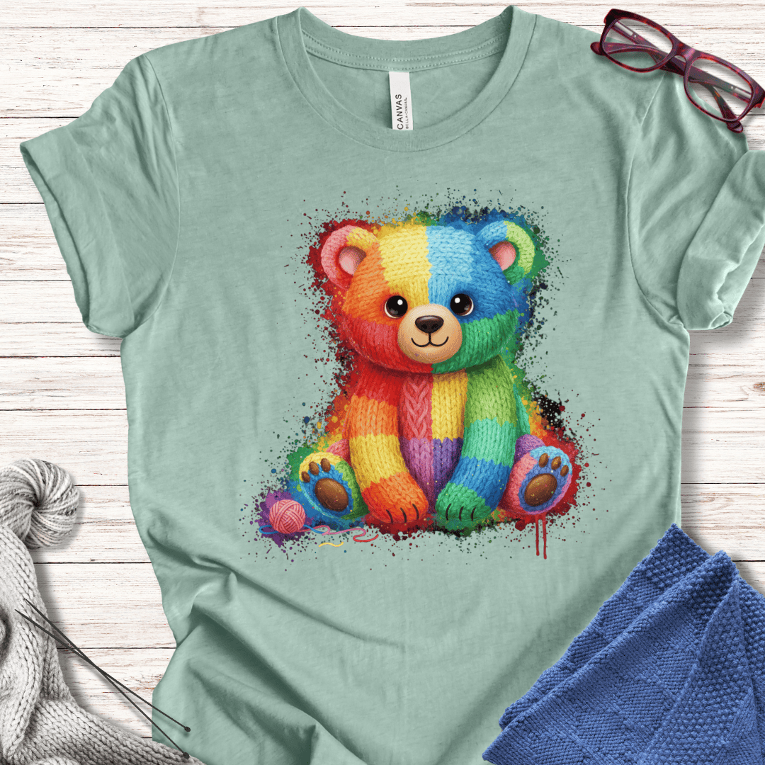 Bear Dye Splash T-Shirt Sea Breeze / XS