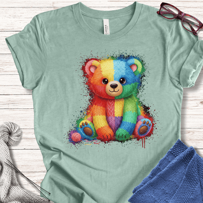 Bear Dye Splash T-Shirt Sea Breeze / XS