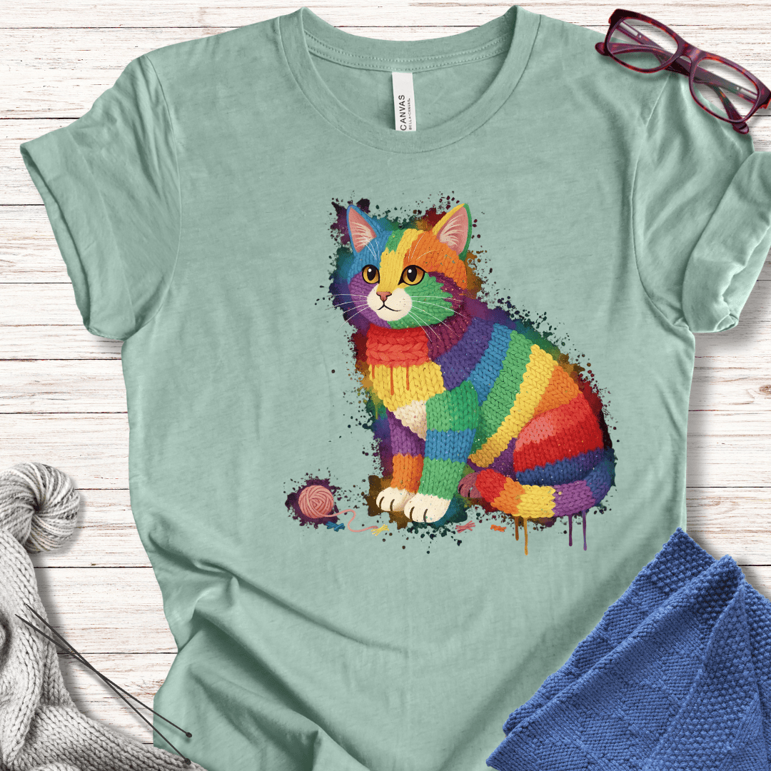 Cat Dye Splash T-Shirt Sea Breeze / XS