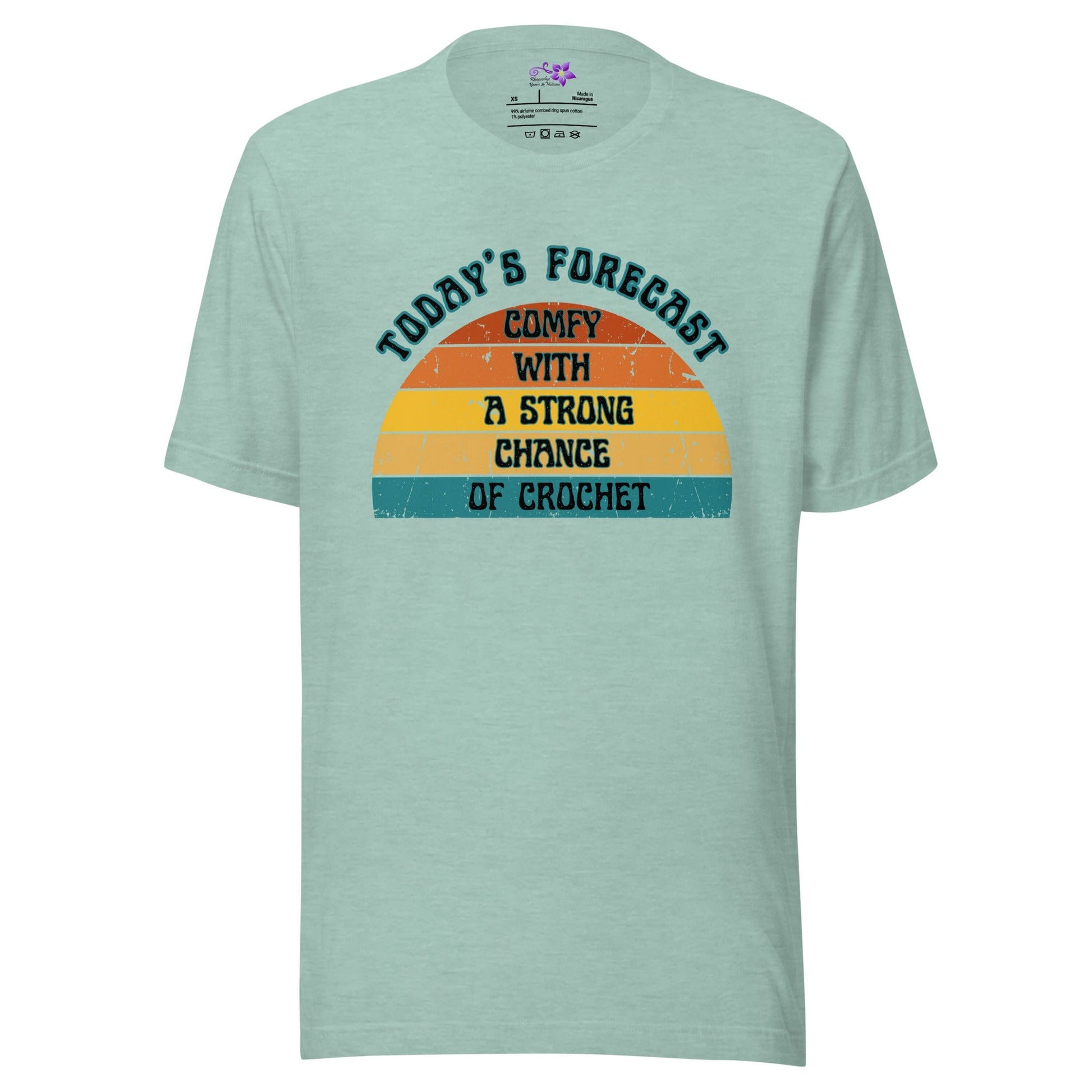 Crochet Forecast Crew Neck T-Shirt Sea Breeze / XS