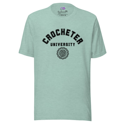 Crocheter University Crew Neck T-Shirt Sea Breeze / XS