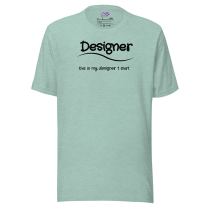 Designer Crew Neck T-Shirt Sea Breeze / XS