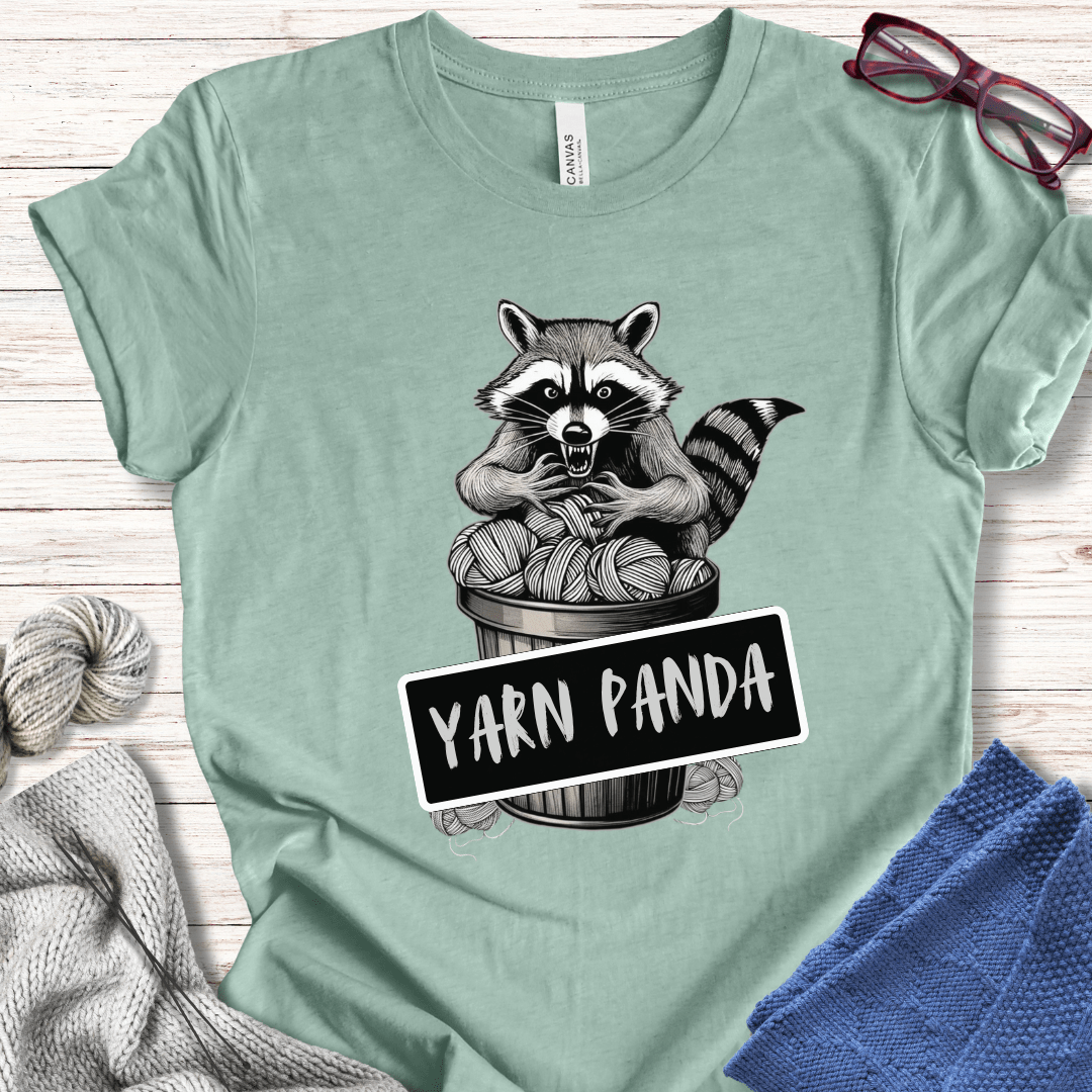 Feral Yarn Panda T-Shirt Sea Breeze / XS
