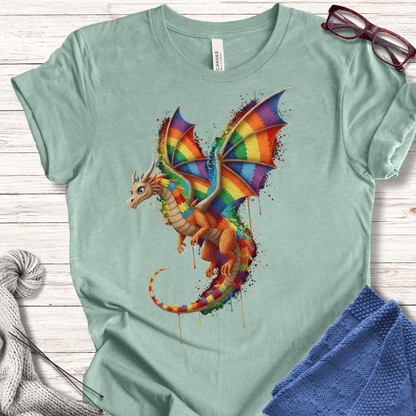 Hover Dragon Dye Splash T-Shirt Sea Breeze / XS