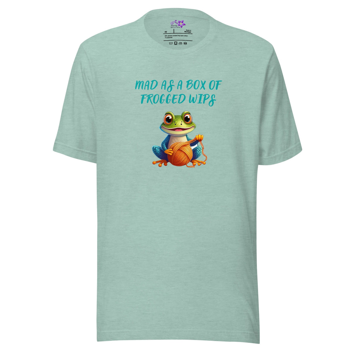 Mad as a box of Frogged WIPS Crew Neck T-Shirt Sea Breeze / XS