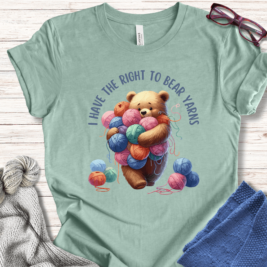 Right to Bear Yarns T-Shirt Sea Breeze / XS