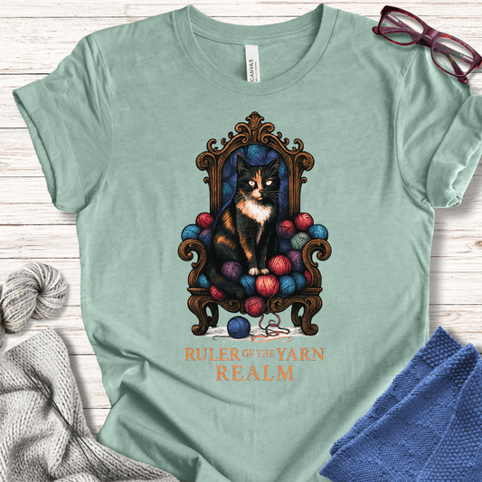 Ruler of the Yarn Realm T-Shirt Sea Breeze / XS