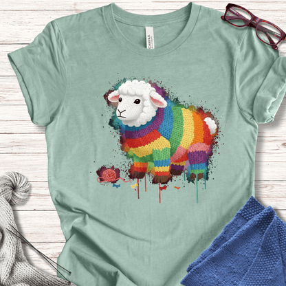 Sheep Dye Splash T-Shirt Sea Breeze / XS