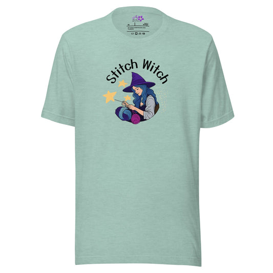 Stitch Witch Crew Neck T-Shirt Sea Breeze / XS