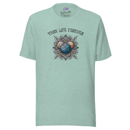 Yarn Life Forever Crew Neck T-Shirt Sea Breeze / XS