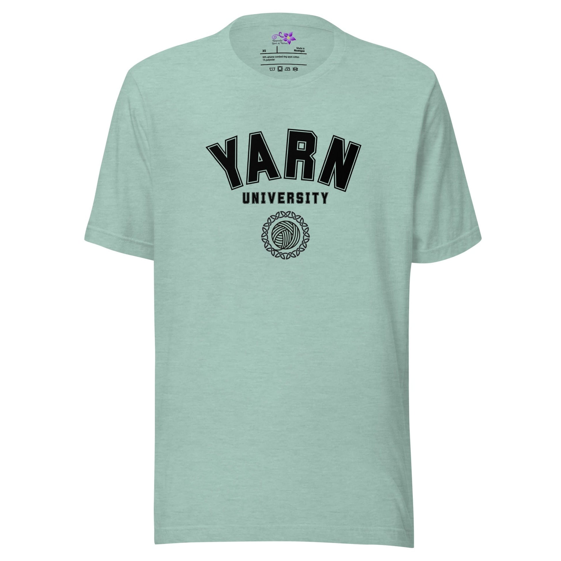 Yarn University Crew Neck T-Shirt Sea Breeze / XS