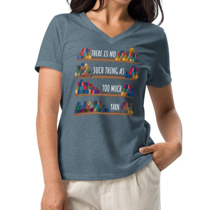 No Such Thing! V-Neck T-Shirt Slate / S