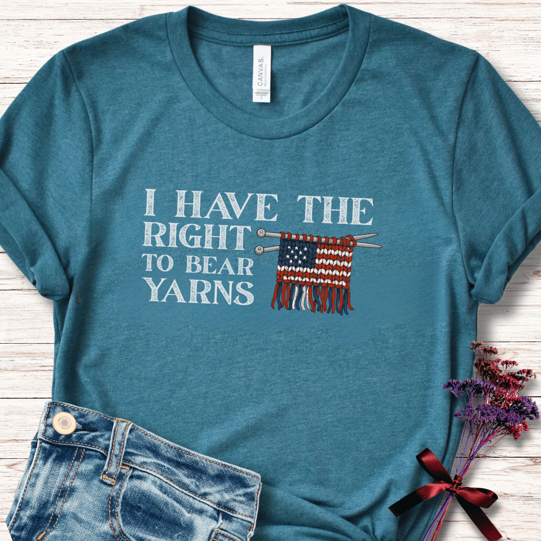 Bear Yarns Flag T-Shirt Teal / S