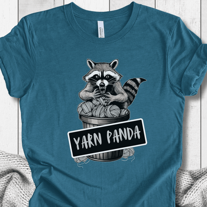 Feral Yarn Panda T-Shirt Teal / S