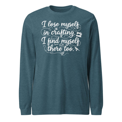 Find Myself Long Sleeve Tee Teal / S
