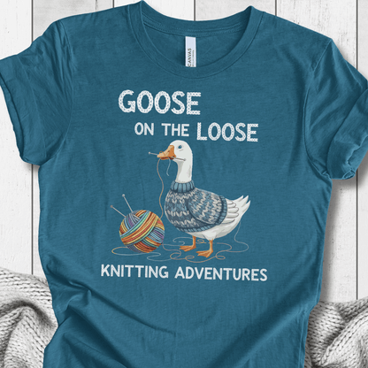Goose on the Loose T-Shirt Teal / S