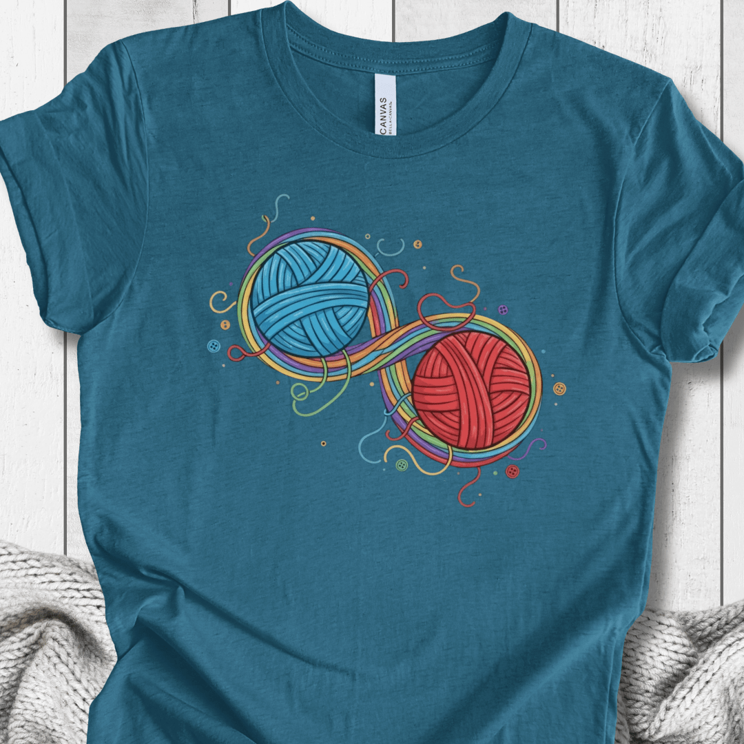 Infinity Yarn T-Shirt Teal / S