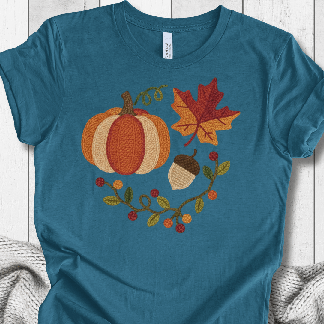 Pumpkin Spice T-Shirt Teal / S