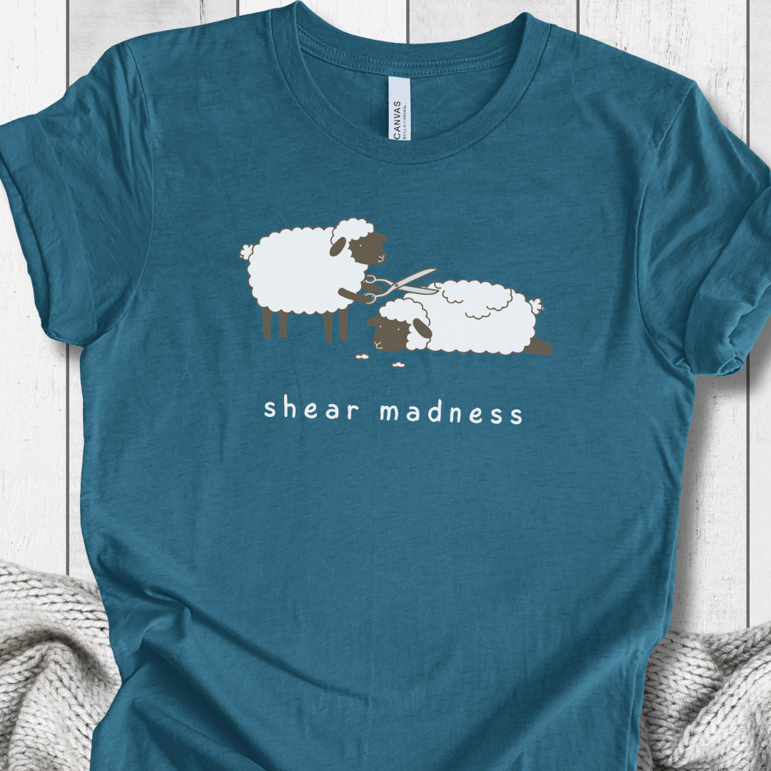 Shear Madness t-shirt Teal / S
