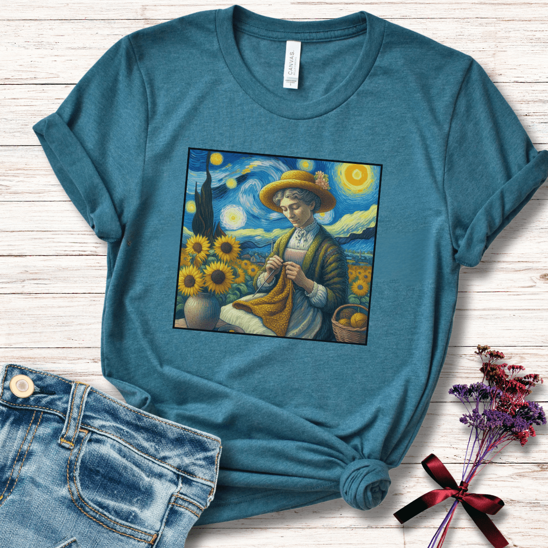 Van Gogh T-Shirt Teal / S