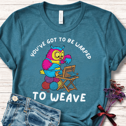 Warped to Weave T-Shirt Teal / S