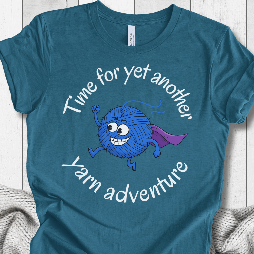Yarn Adventure T-Shirt Teal / S