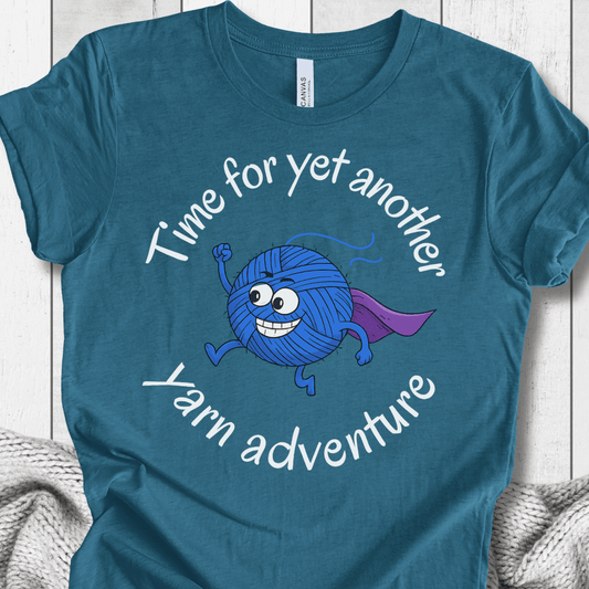 Yarn Adventure T-Shirt Teal / S