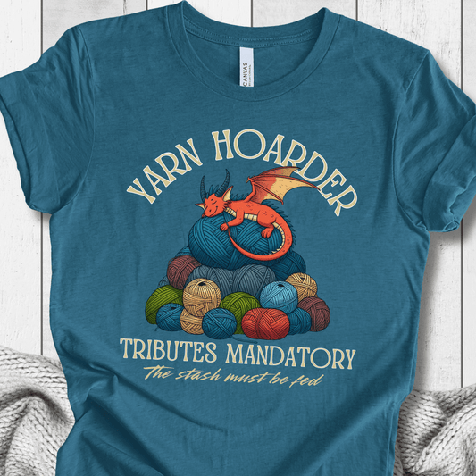 Yarn Hoarder T-Shirt Teal / S