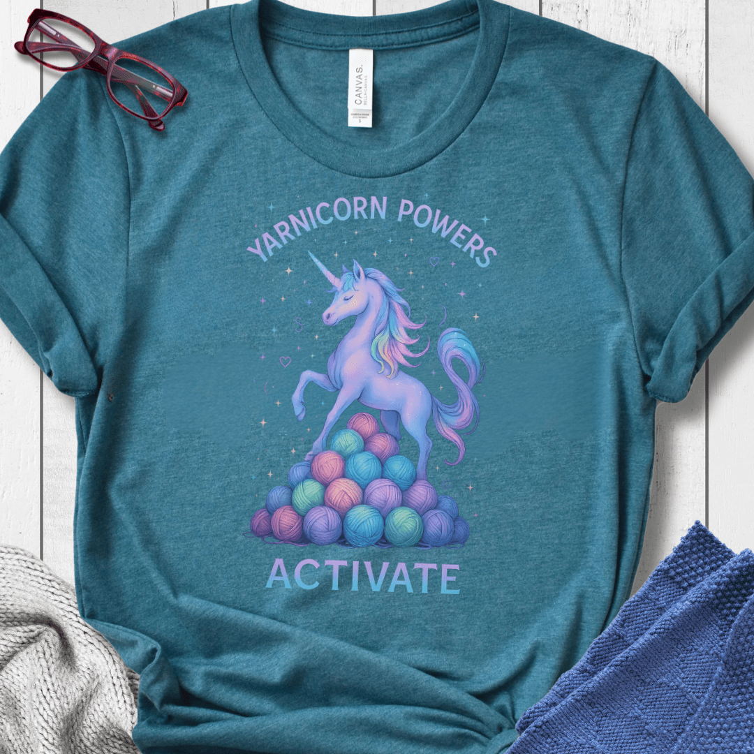Yarnicorn Activate T-Shirt Teal / S