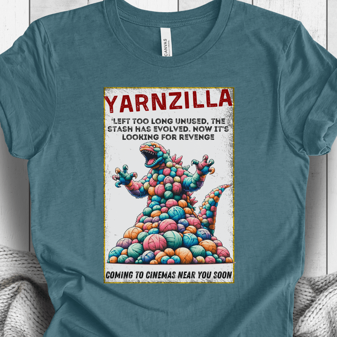 Yarnzilla T-Shirt Teal / S