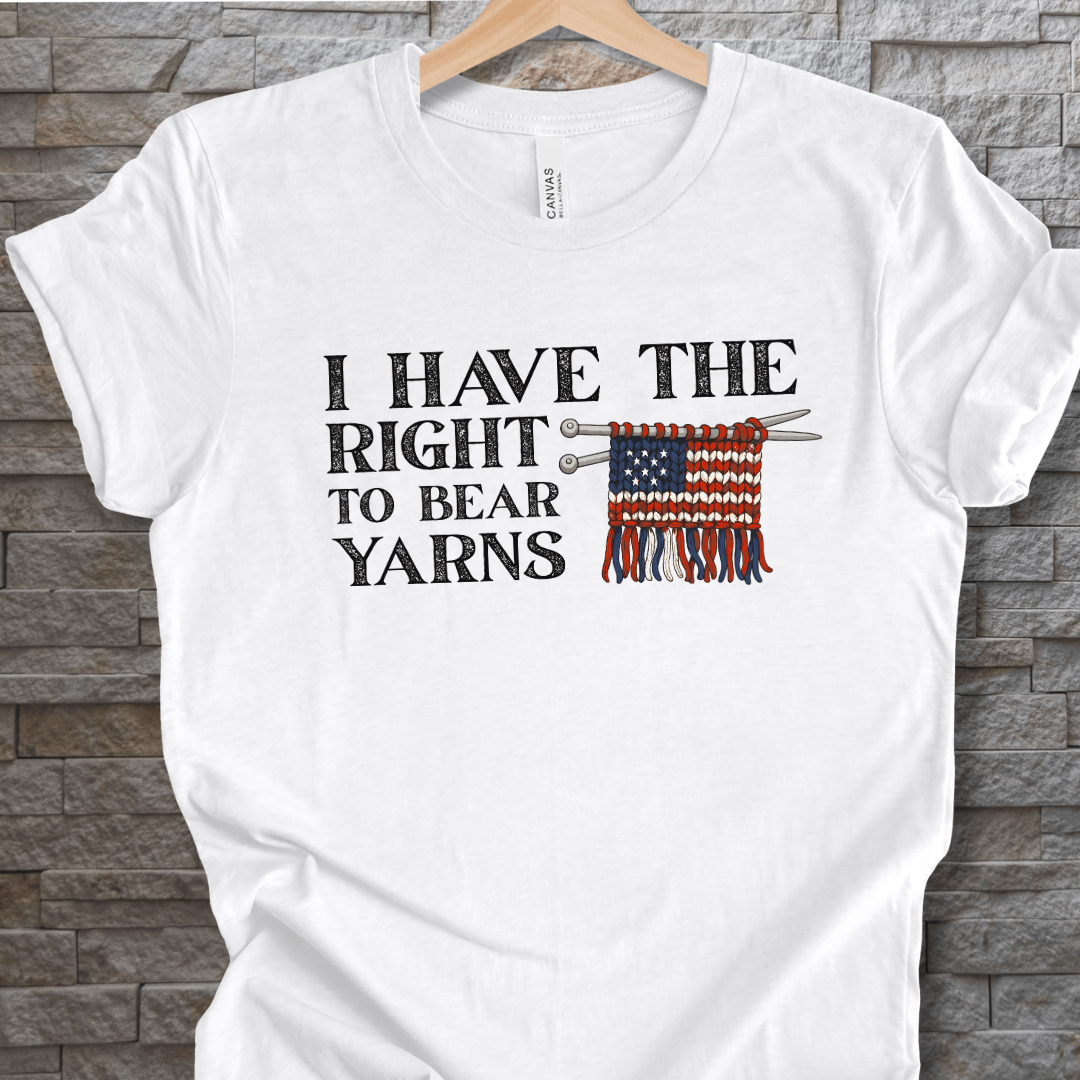 Bear Yarns Flag T-Shirt White / S