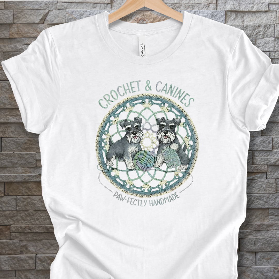 Crochet & Canines T-Shirt White / S