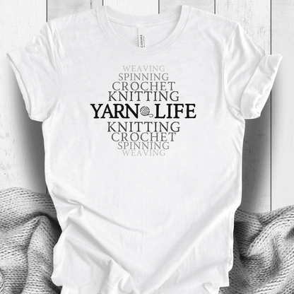 Fading Yarn Life T-Shirt White / S