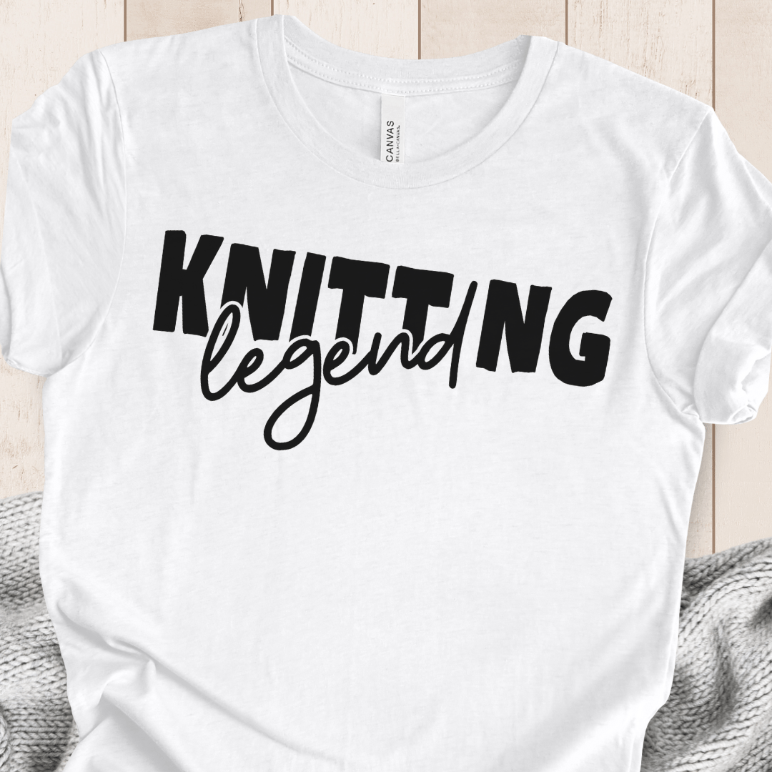 Knitting Legend T-Shirt White / S