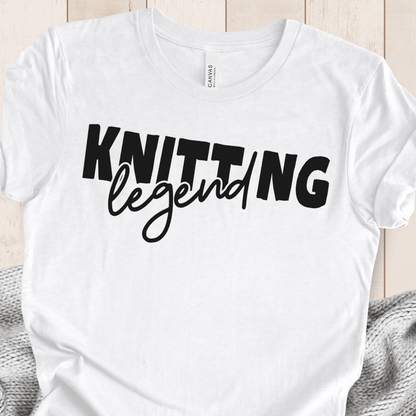 Knitting Legend T-Shirt White / S