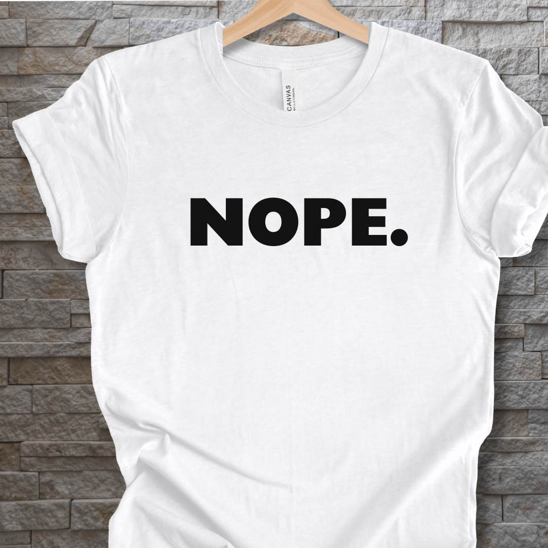 NOPE T-Shirt White / S