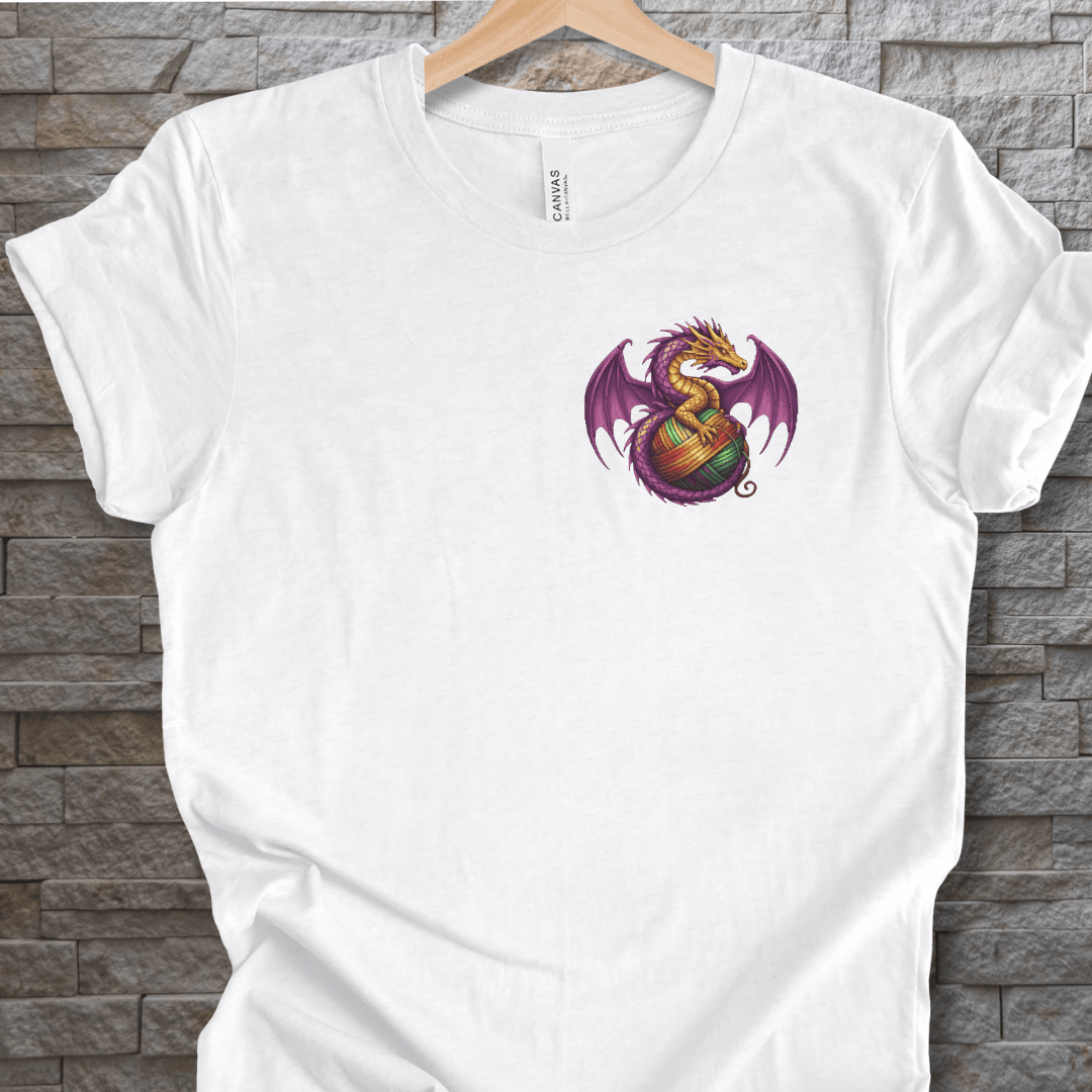 Pocket Dragon T-Shirt White / S