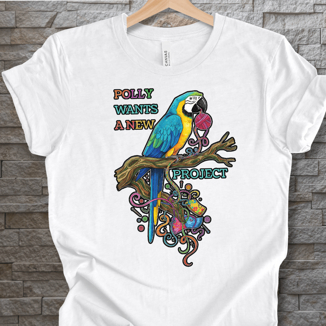 Polly Wants A New Project T-Shirt White / S